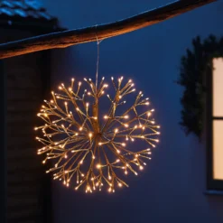 Champagne North Star LED Christmas Light Decoration - Small