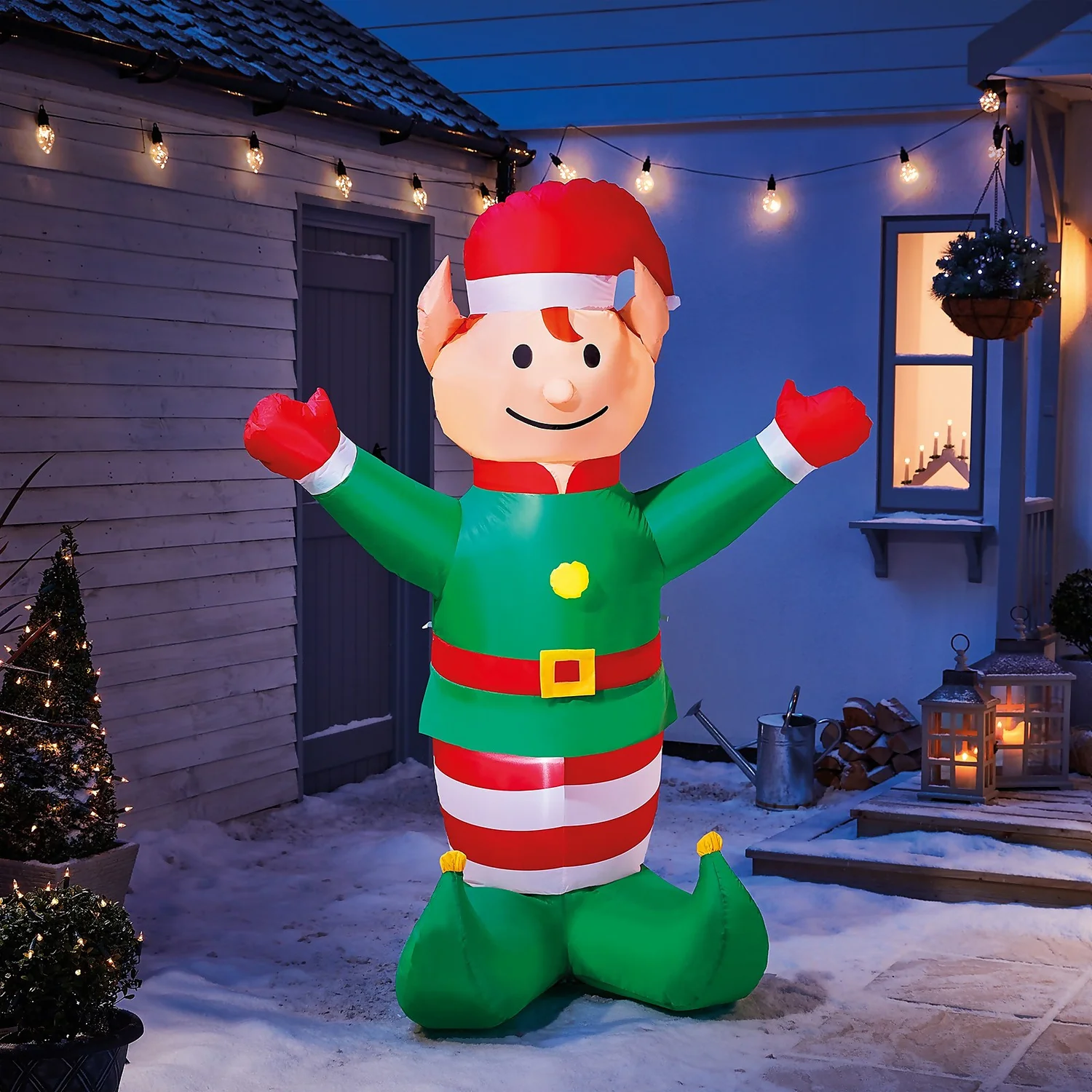 6ft Elf Christmas Inflatable