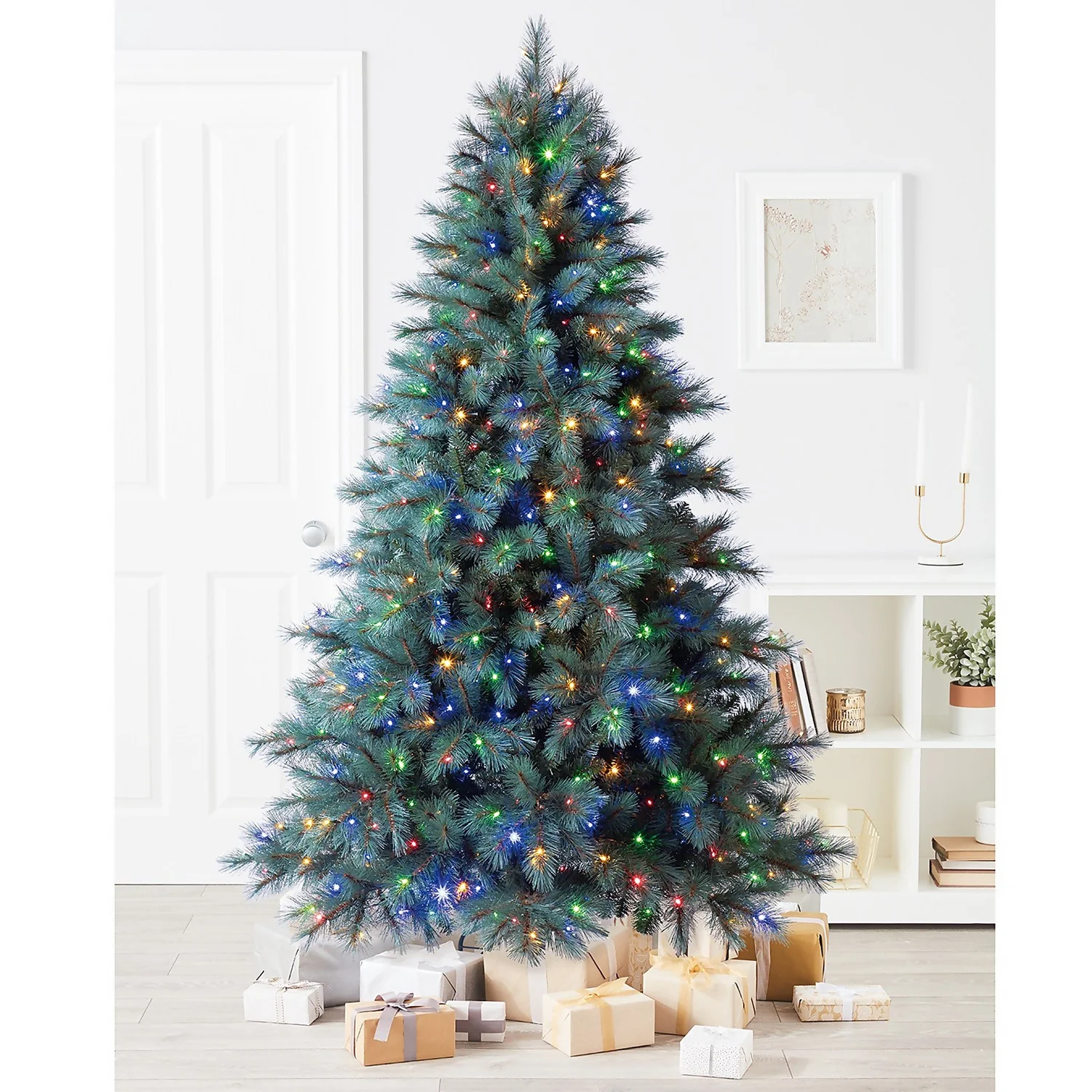 7ft Chamonix Pine Premium Pre-lit Artificial Christmas Tree - Image 3