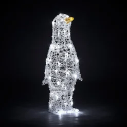 Acrylic 3D LED Penguin Outdoor Christmas Light - 60cm