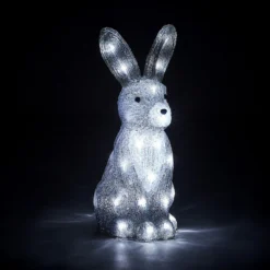 Acrylic 3D LED Hare Outdoor Christmas Light